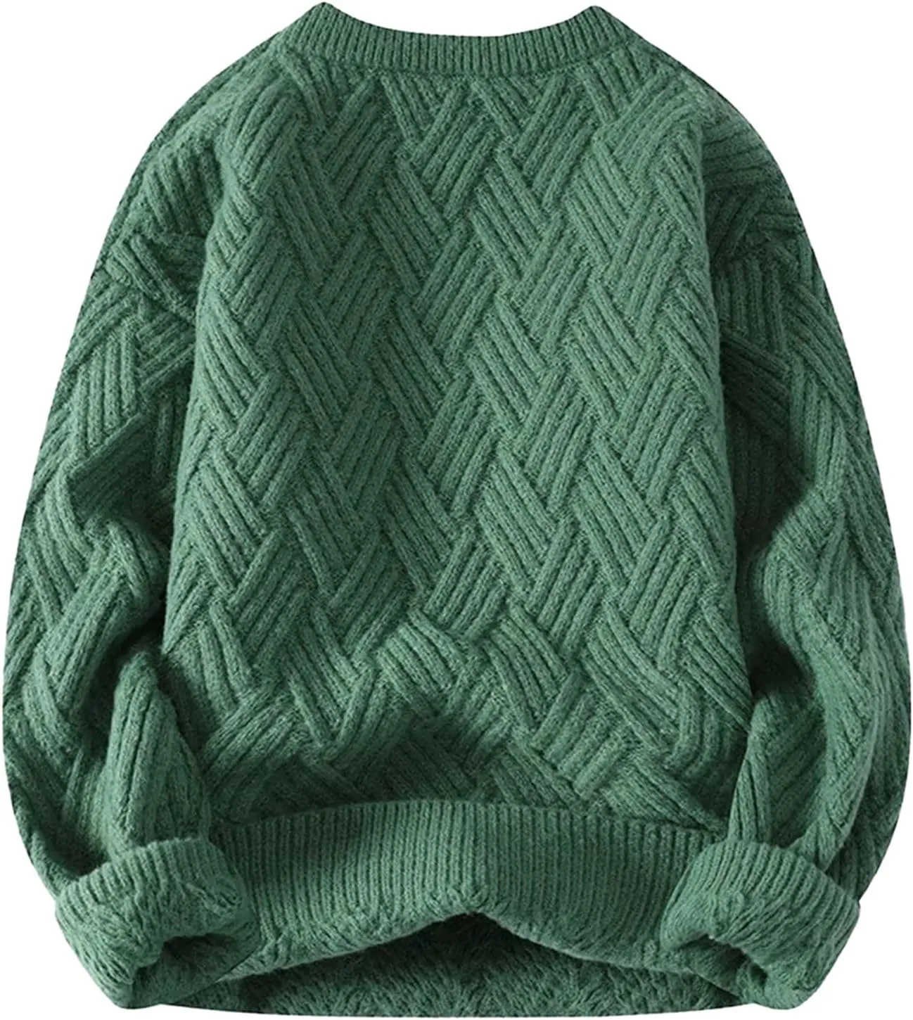 Aelfric Eden Vintage Oversized Sweaters Crewneck Knit Pullover Baggy Loose Casual Cable Sweater 2024 Fall Clothes