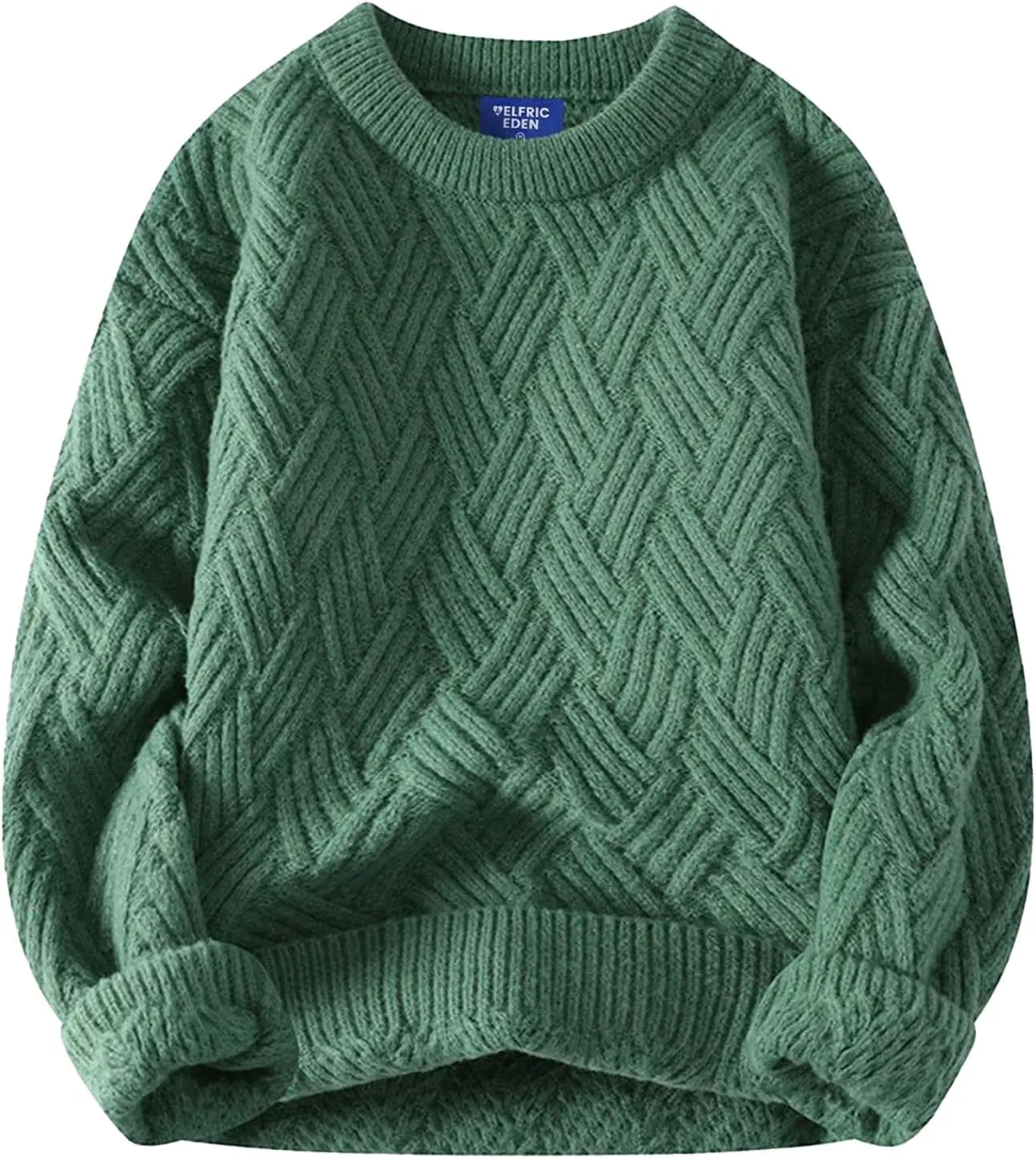 Aelfric Eden Vintage Oversized Sweaters Crewneck Knit Pullover Baggy Loose Casual Cable Sweater 2024 Fall Clothes