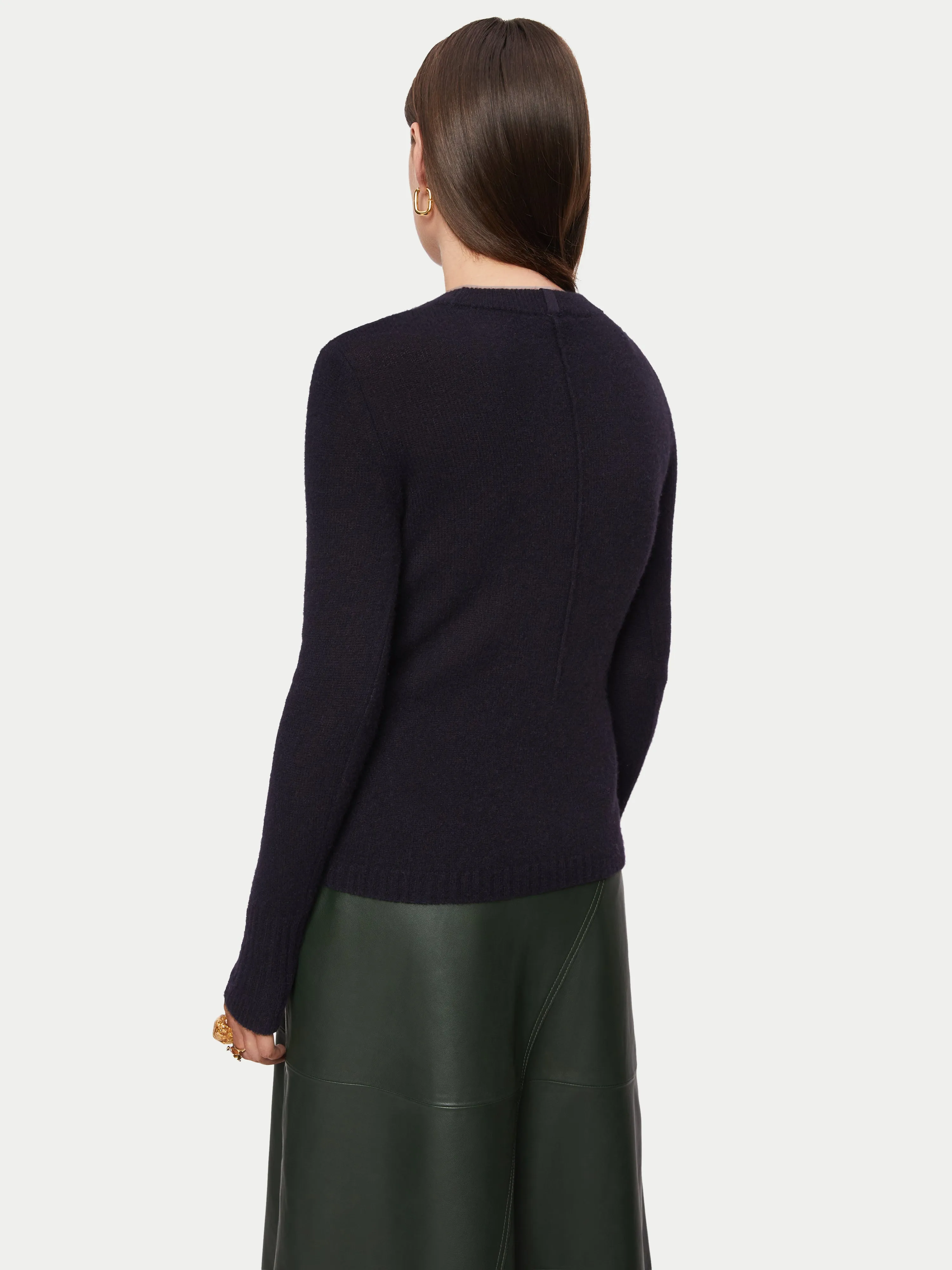 Cloud Cashmere Crew Jumper | Black