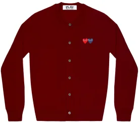 Double Heart Women's Cardigan