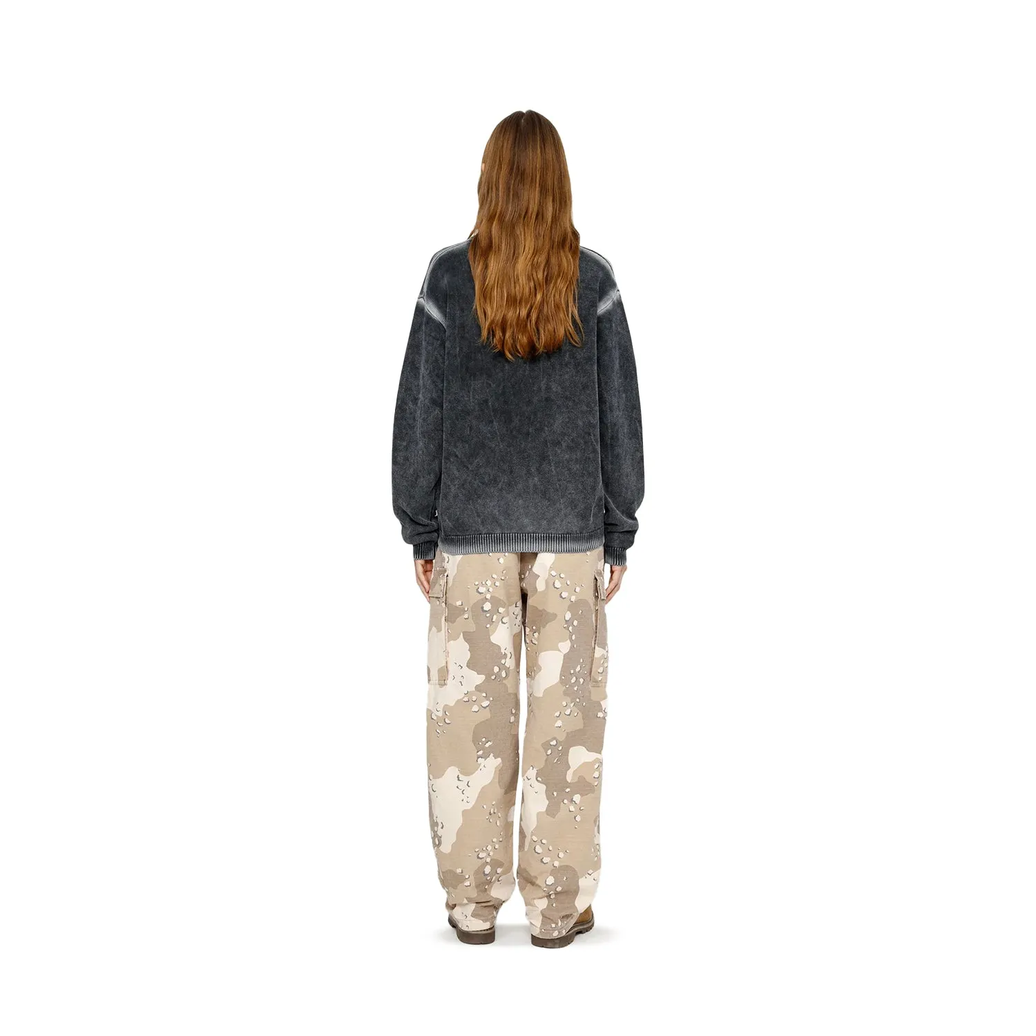 Faded Cotton Knit Crew