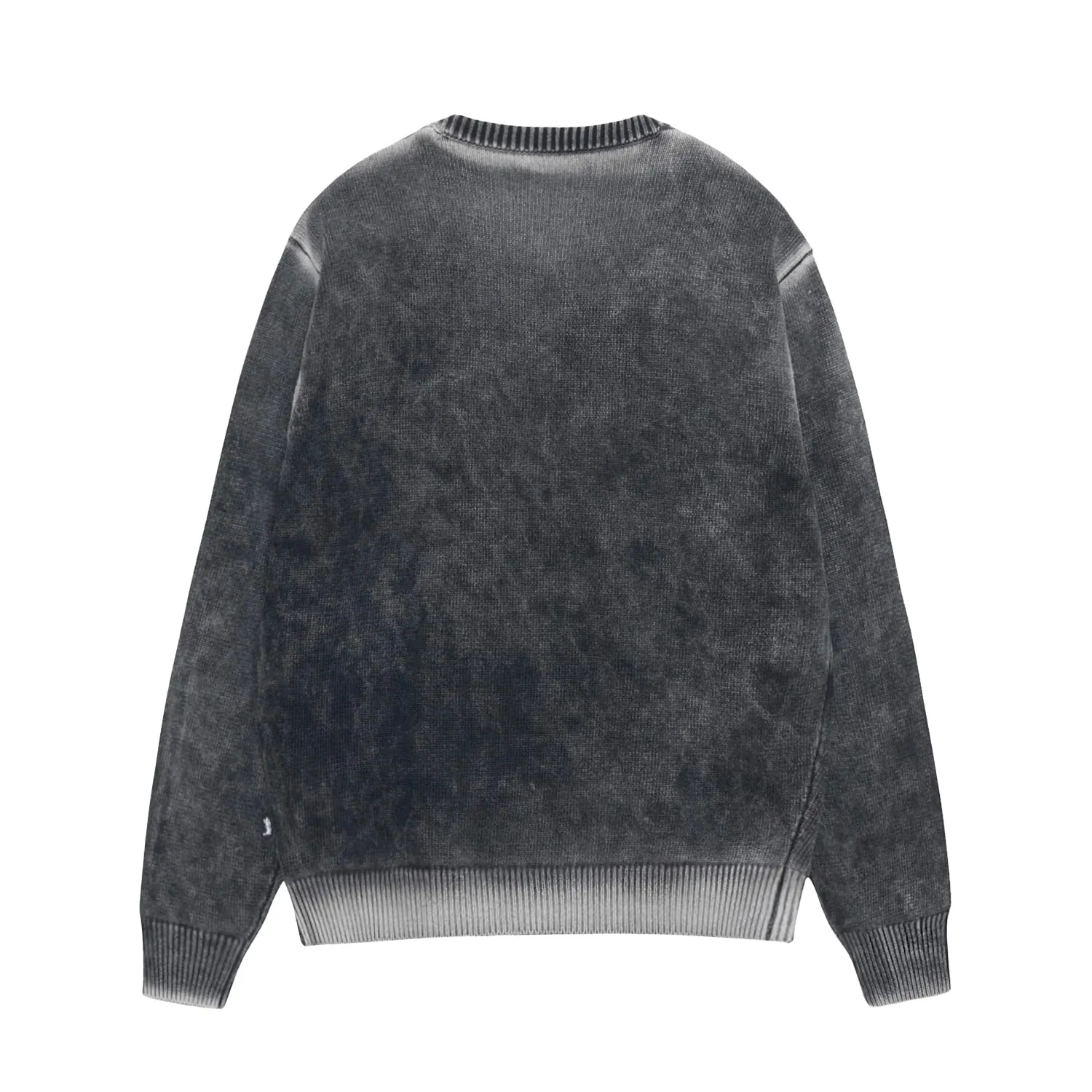 Faded Cotton Knit Crew