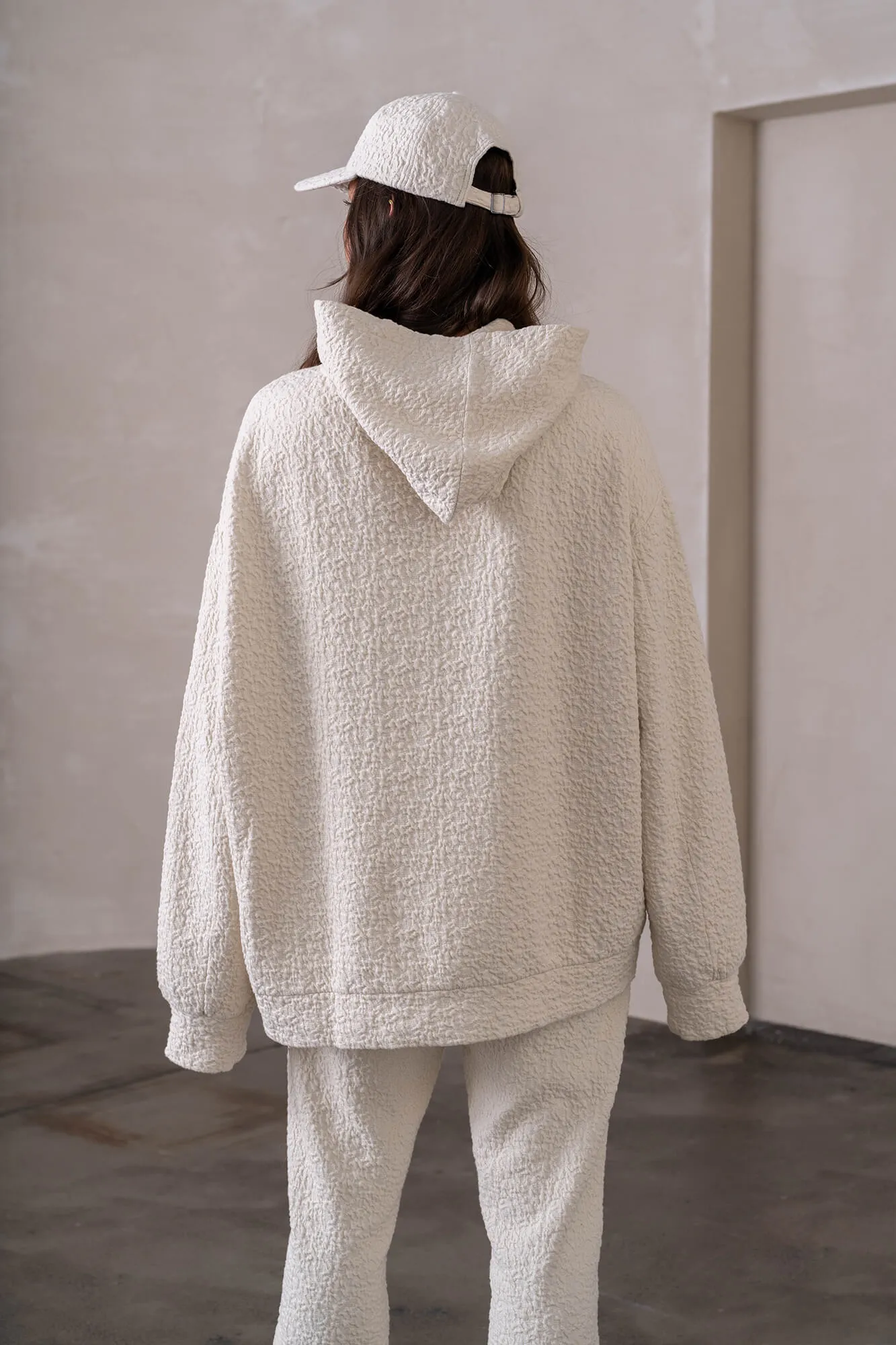 Hoodie Popcorn (Beige)
