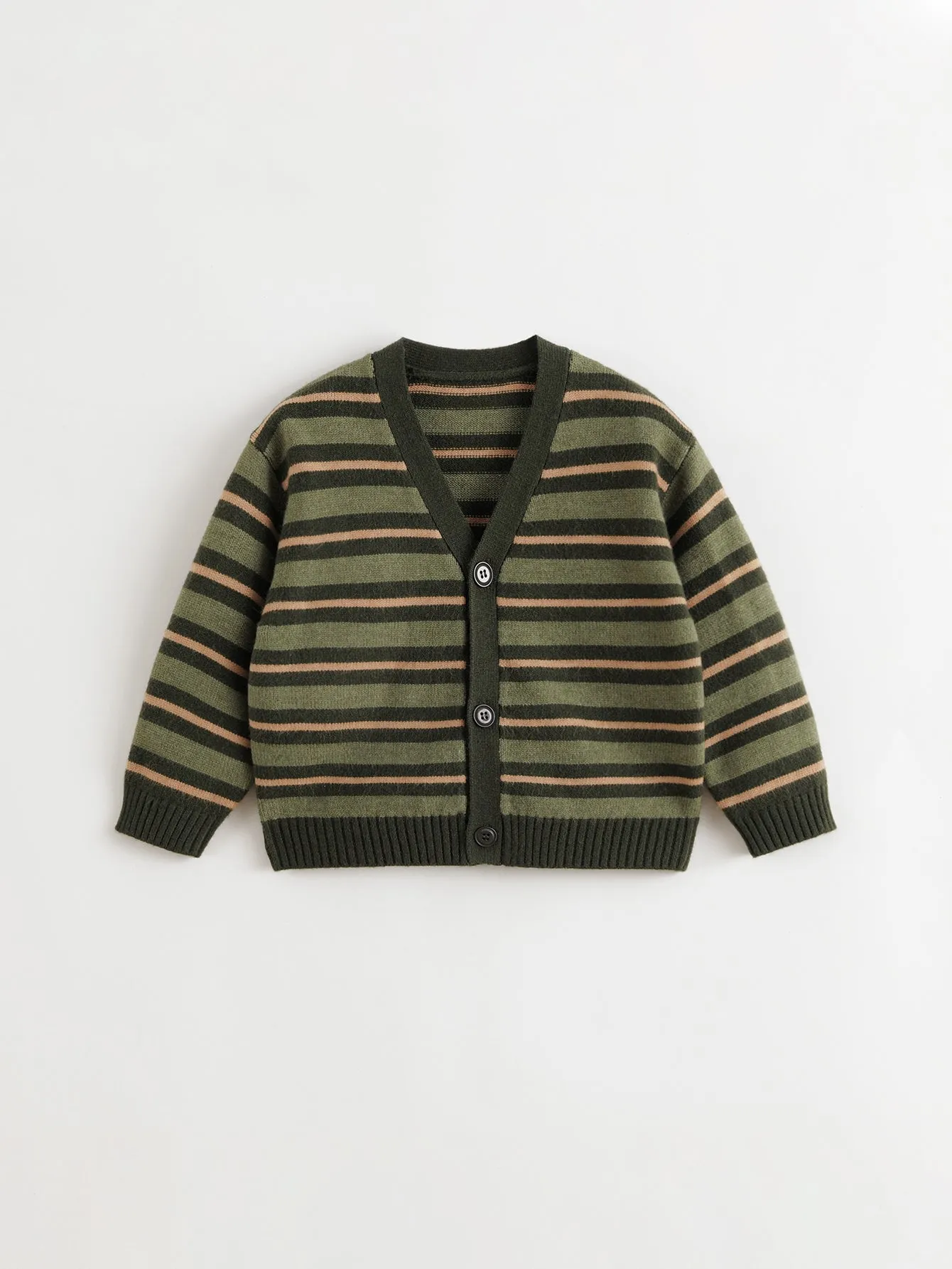 MARC & JANIE Boys Striped Knit Cardigan Button Down Loose Sweaters 241686