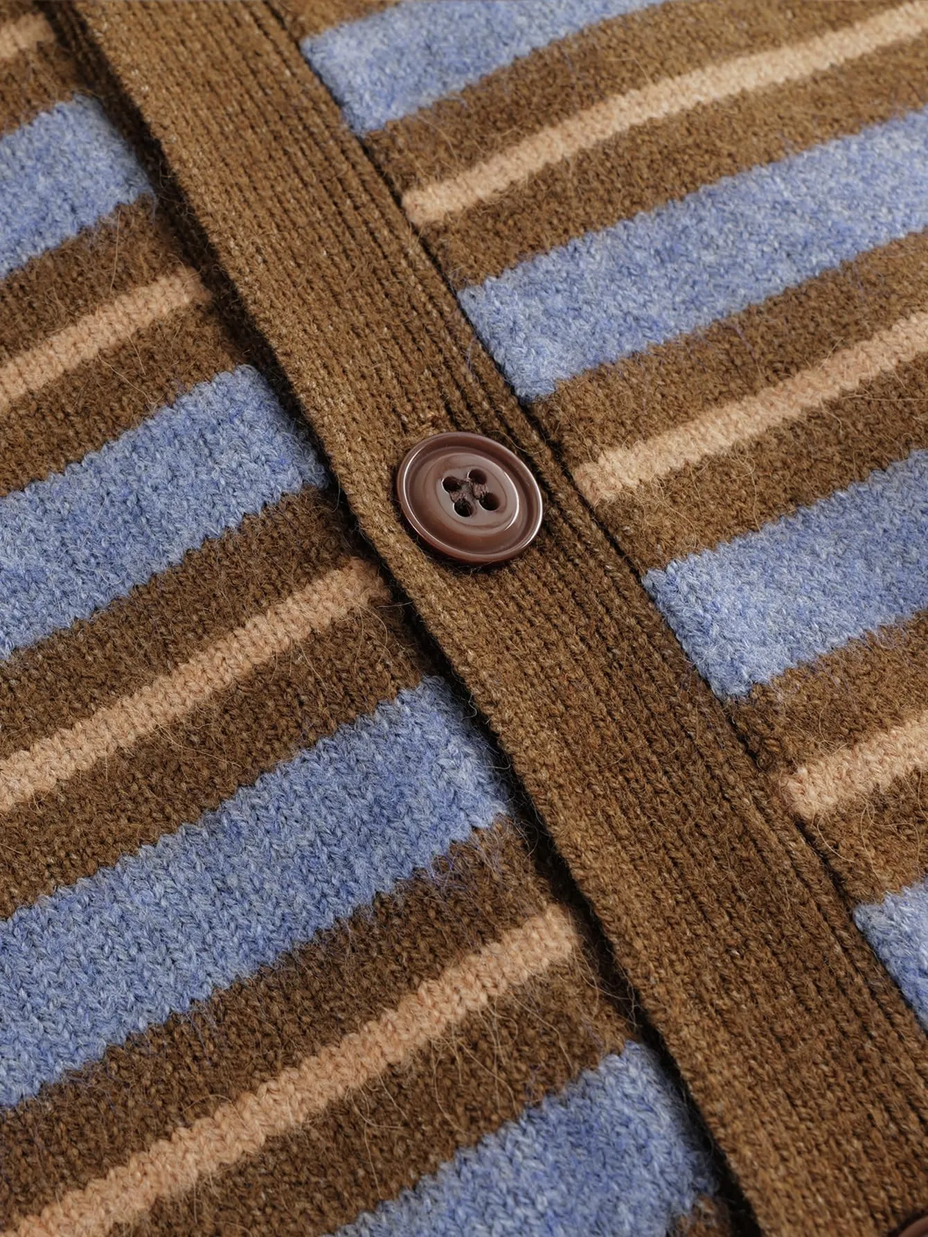 MARC & JANIE Boys Striped Knit Cardigan Button Down Loose Sweaters 241686