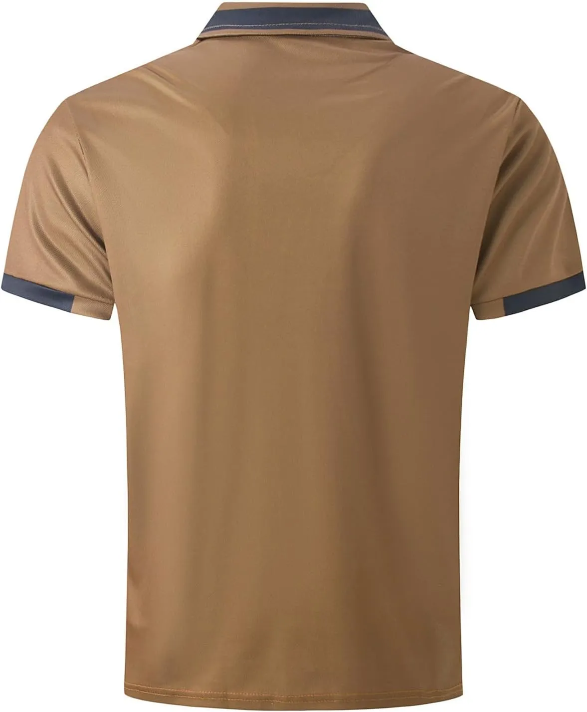 Men's Casual Polo Shirts 2025 Solid/Colo Short Sleeve Fashion Shirt Classic Striped Slim Fit Golf Tennis Tops