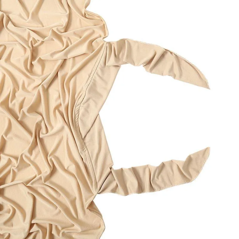 Solid Color Single-Layer Cross-Stretch Hijab - MH059
