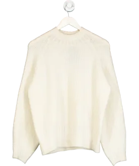 Sezane Cream Alpaca Belnd Turtleneck Jumper UK S