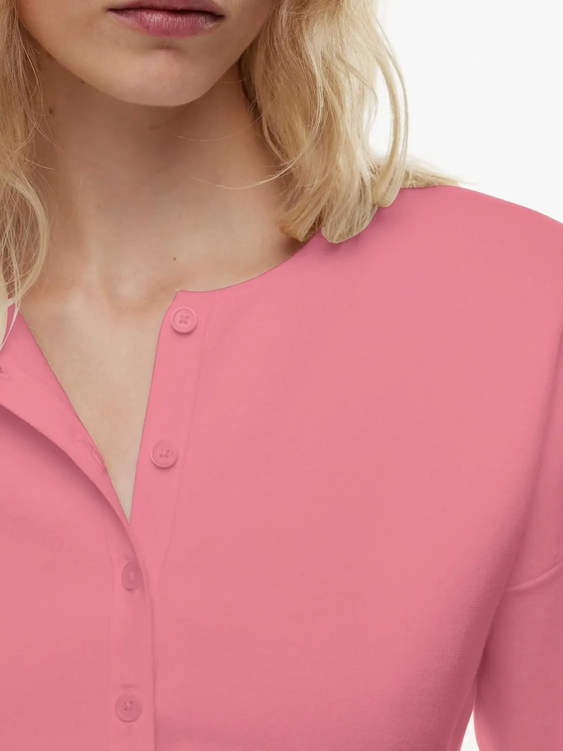 Womens Cropped Sweaters Fall Button Down V Neck Long Sleeve Pullover Solid Casual Ribbed Knit Slim Fit Cardigan